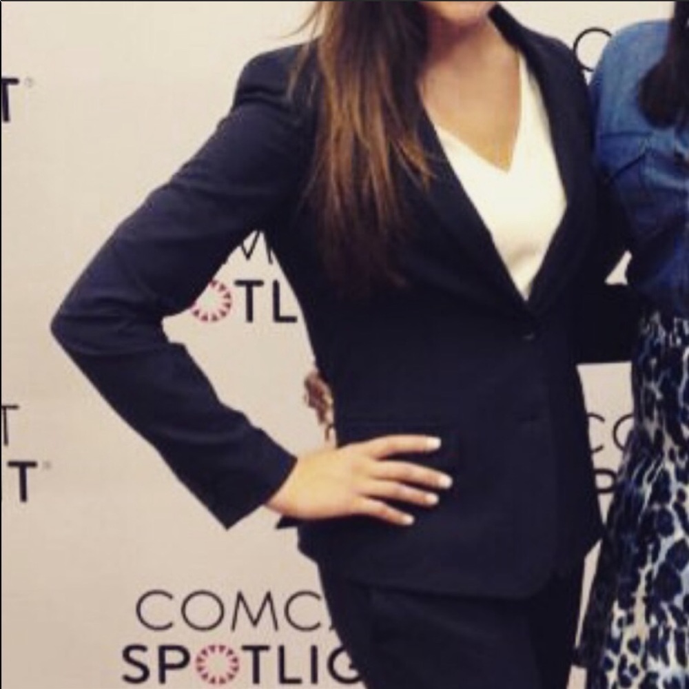 Banana Republic Navy Suit